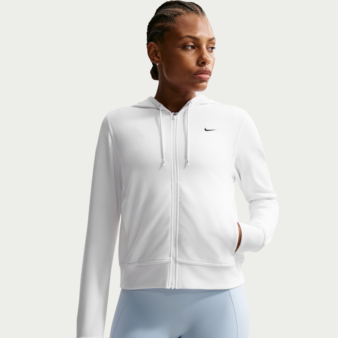 White Full Zip. Nike CA